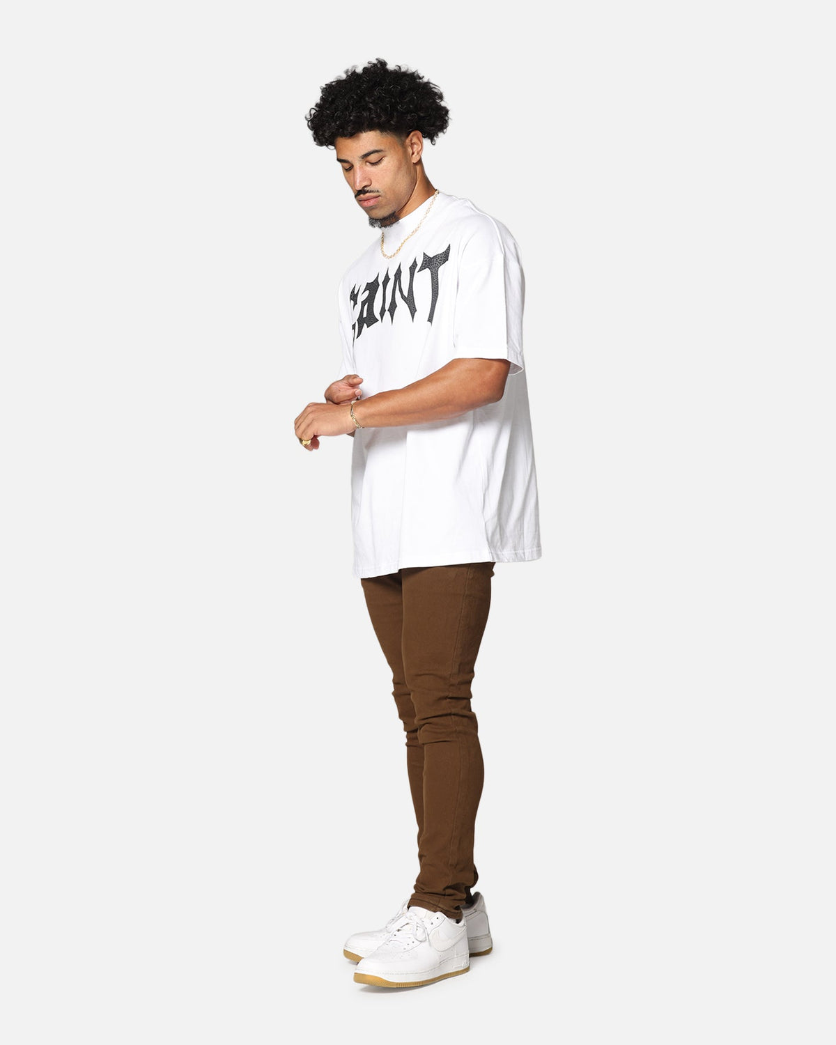 Saint Morta Dynasty Boxy T-Shirt White