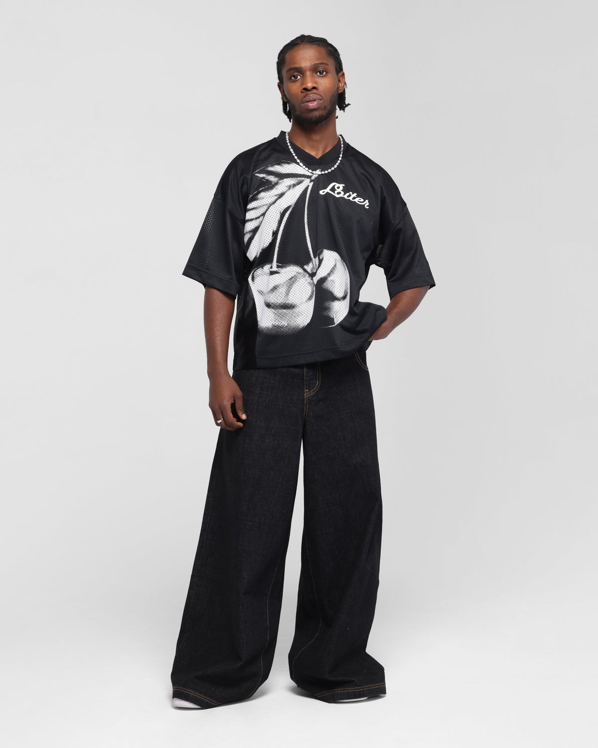 Loiter Cherry Jersey Black