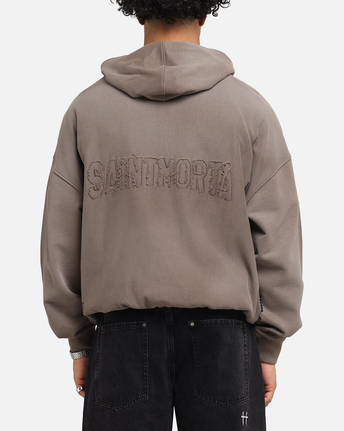 Saint Morta Manticore Boxy Hoodie Sunfade Brown