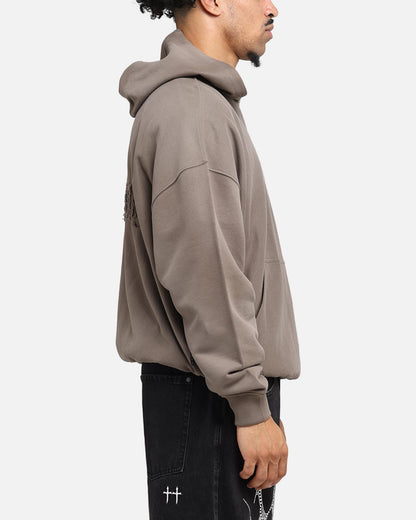 Saint Morta Manticore Boxy Hoodie Sunfade Brown