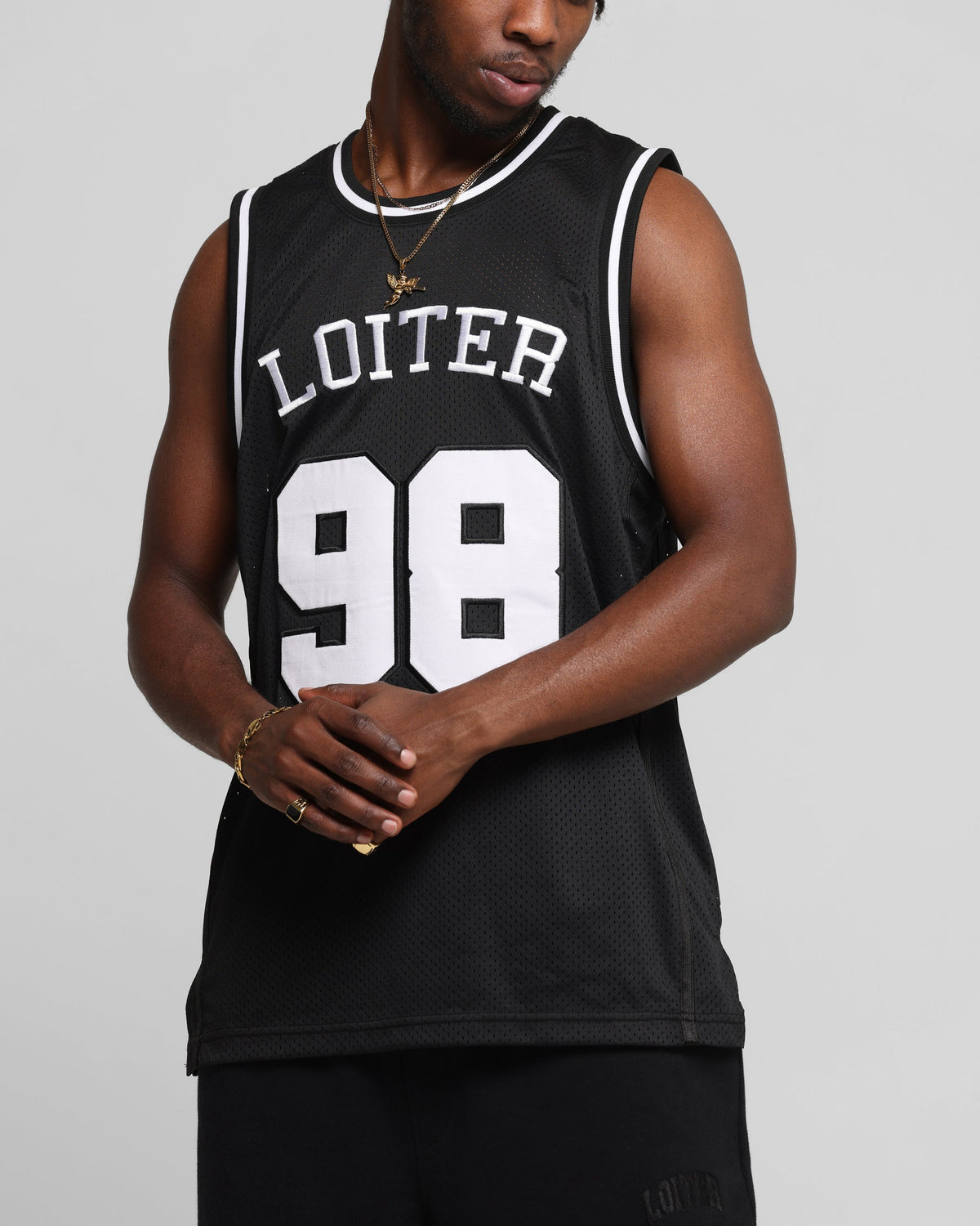 Loiter Midway Jersey Black