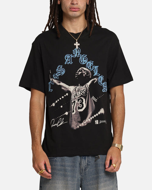 Mitchell & Ness Los Angeles Lakers Dennis Rodman Xray Glow T-Shirt Black