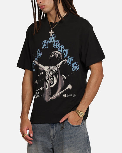 Mitchell & Ness Los Angeles Lakers Dennis Rodman Xray Glow T-Shirt Black