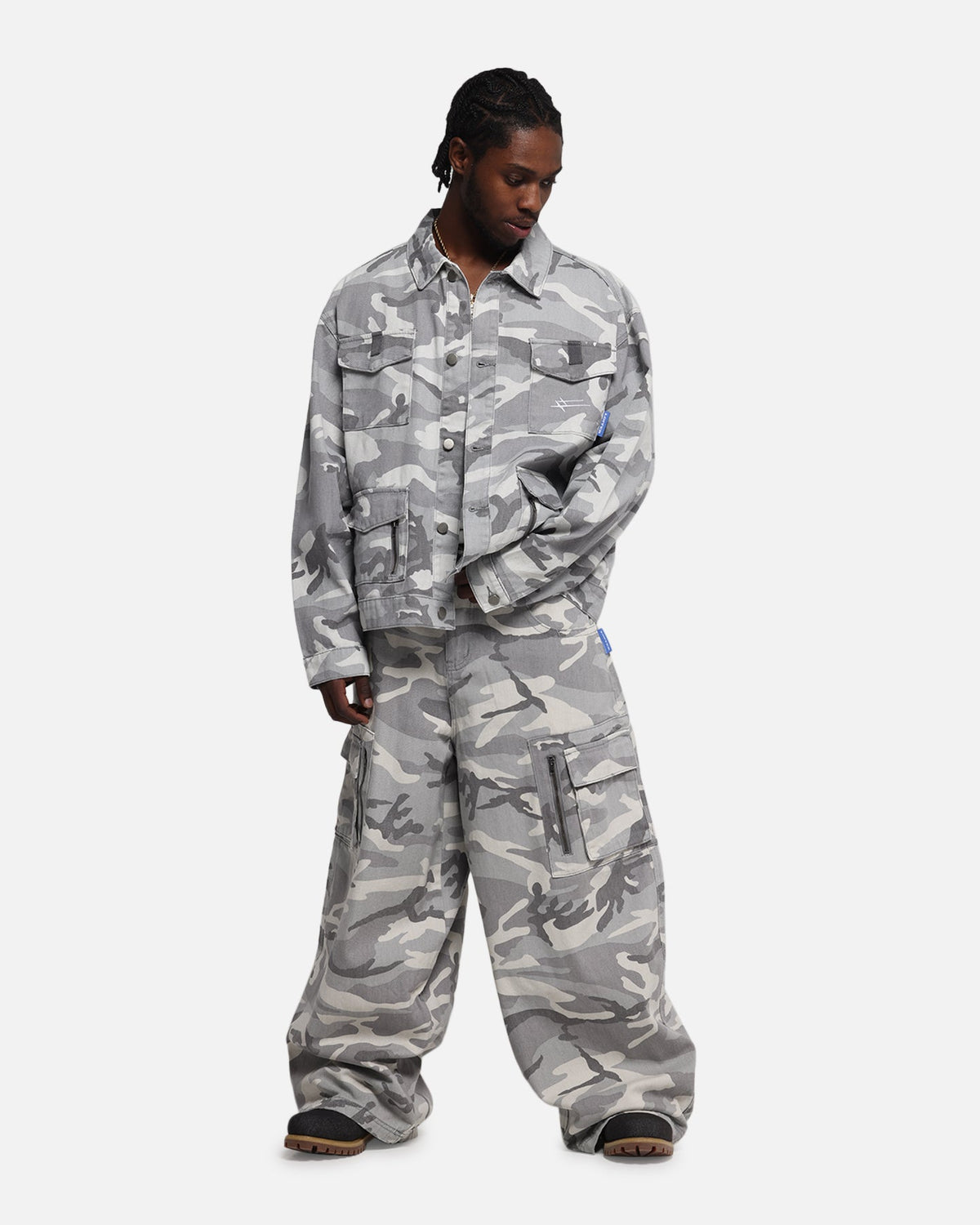 Loiter Combat Utility Jacket Snow Camo