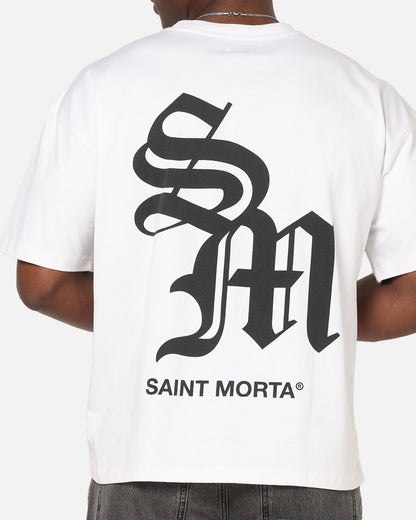 Saint Morta Shadow Mark T-Shirt White