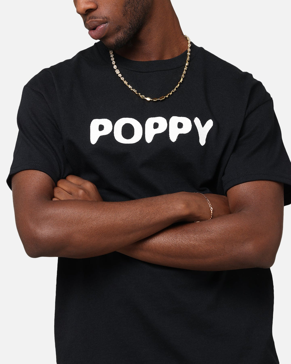 Poppy Negative Spaces T-Shirt Black