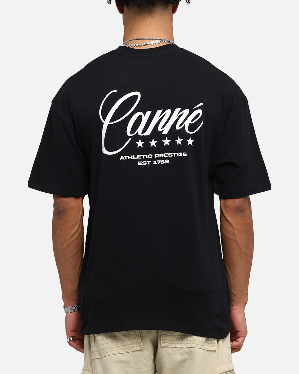 Carre Script T-Shirt Black