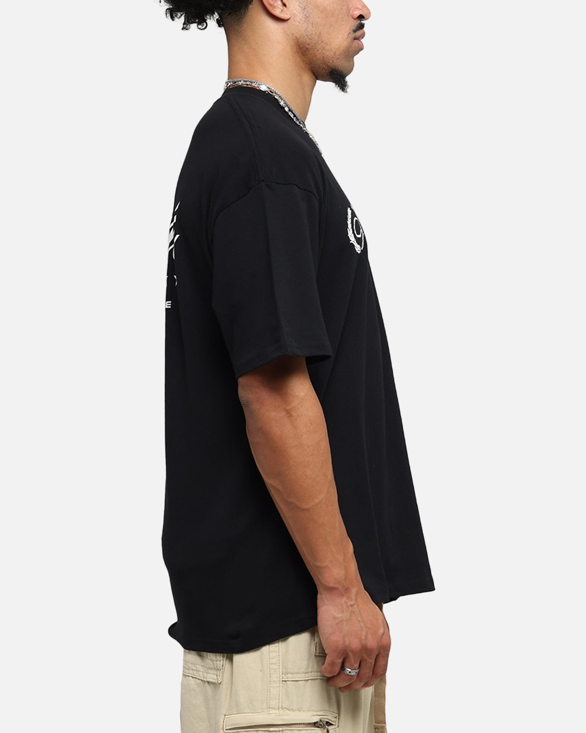 Carre Script T-Shirt Black