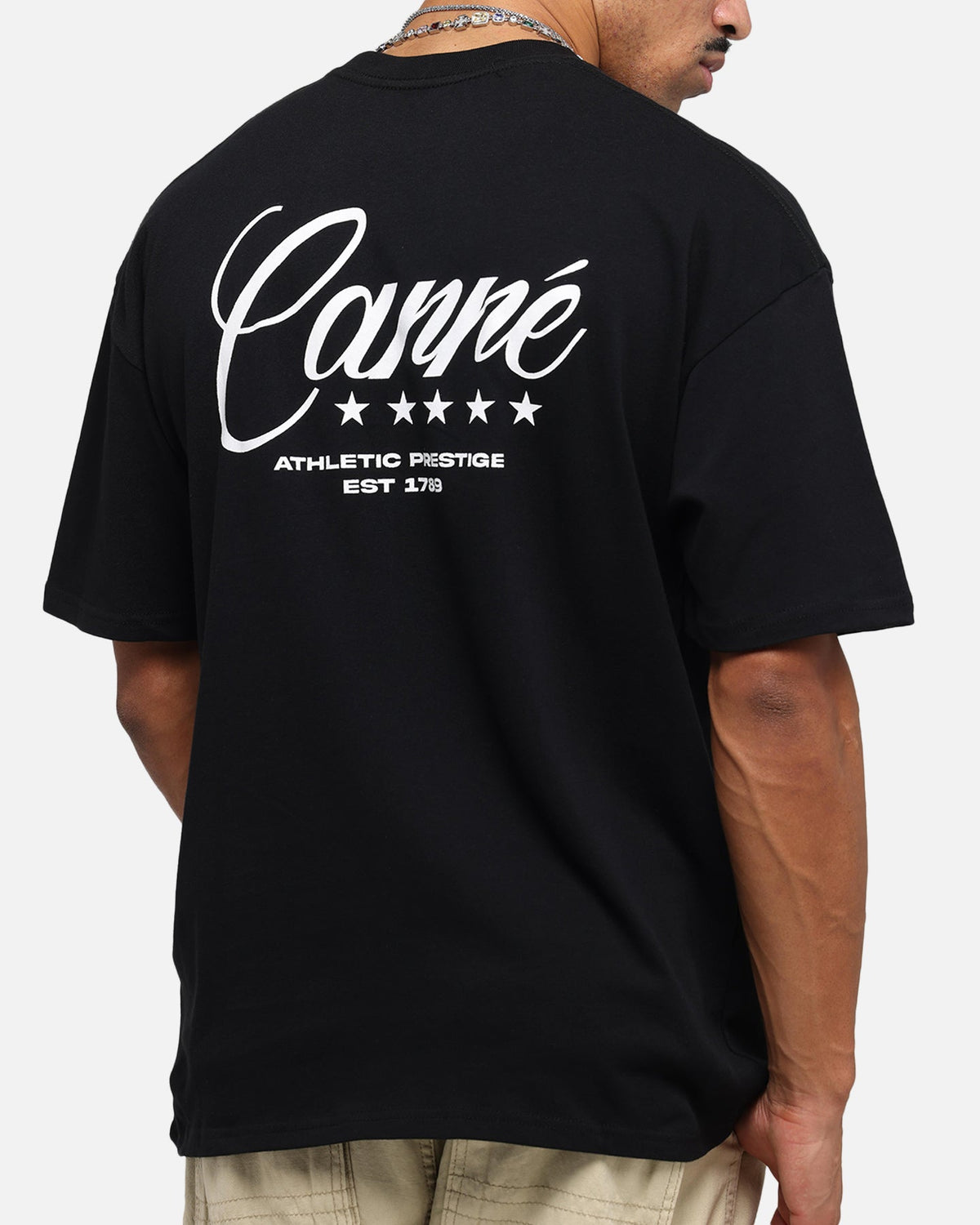 Carre Script T-Shirt Black