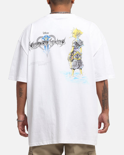 Goat Crew Disney Kingdom Hearts Disc Heavy T-Shirt White