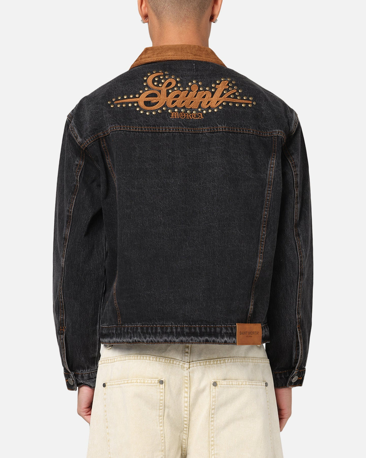 Saint Morta Rodeo Drive Denim Jacket Black Shadow