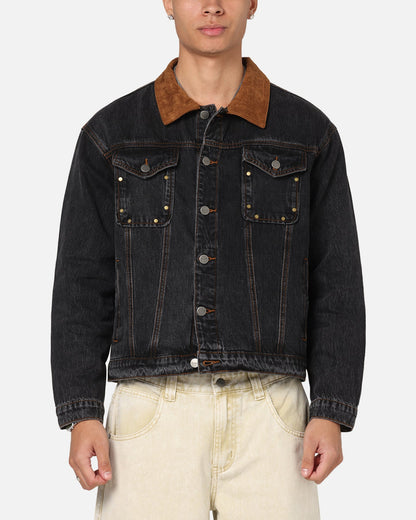 Saint Morta Rodeo Drive Denim Jacket Black Shadow
