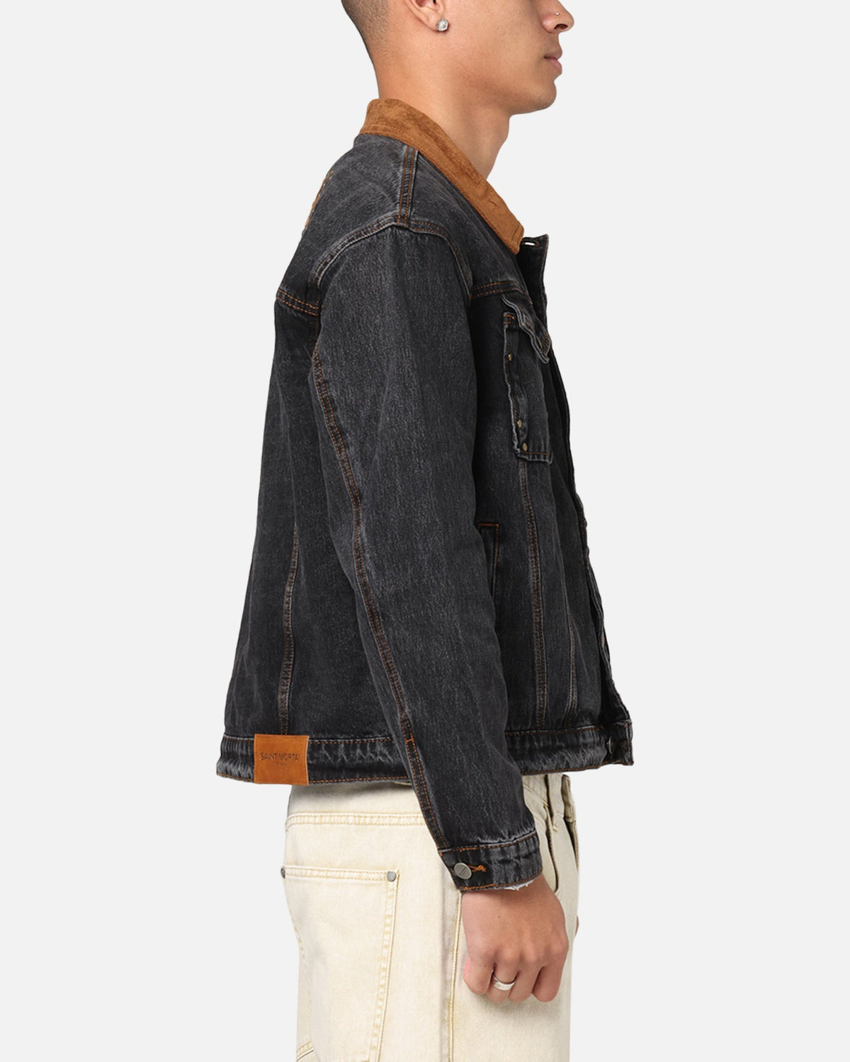 Saint Morta Rodeo Drive Denim Jacket Black Shadow