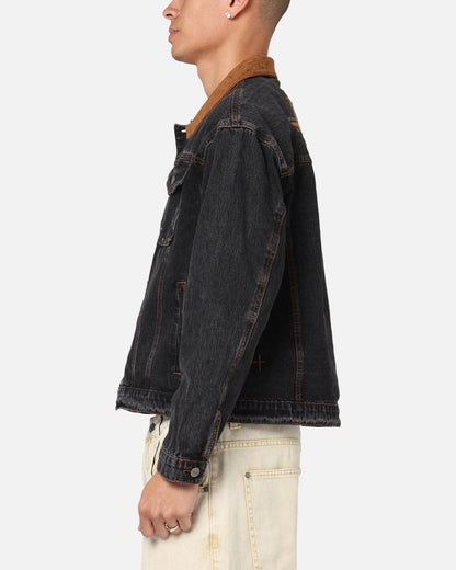 Saint Morta Rodeo Drive Denim Jacket Black Shadow