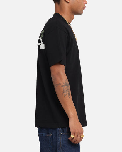 Carre Tag Mockneck T-Shirt Black