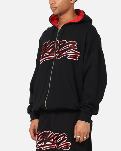 Carre Terrace Zip Hoodie Black