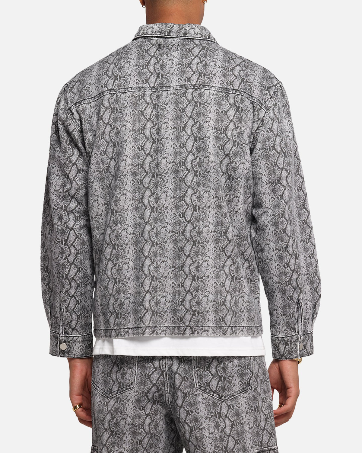 XXIII Snake Skin Jacket Black Snake Print