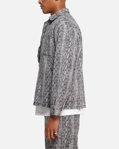 XXIII Snake Skin Jacket Black Snake Print