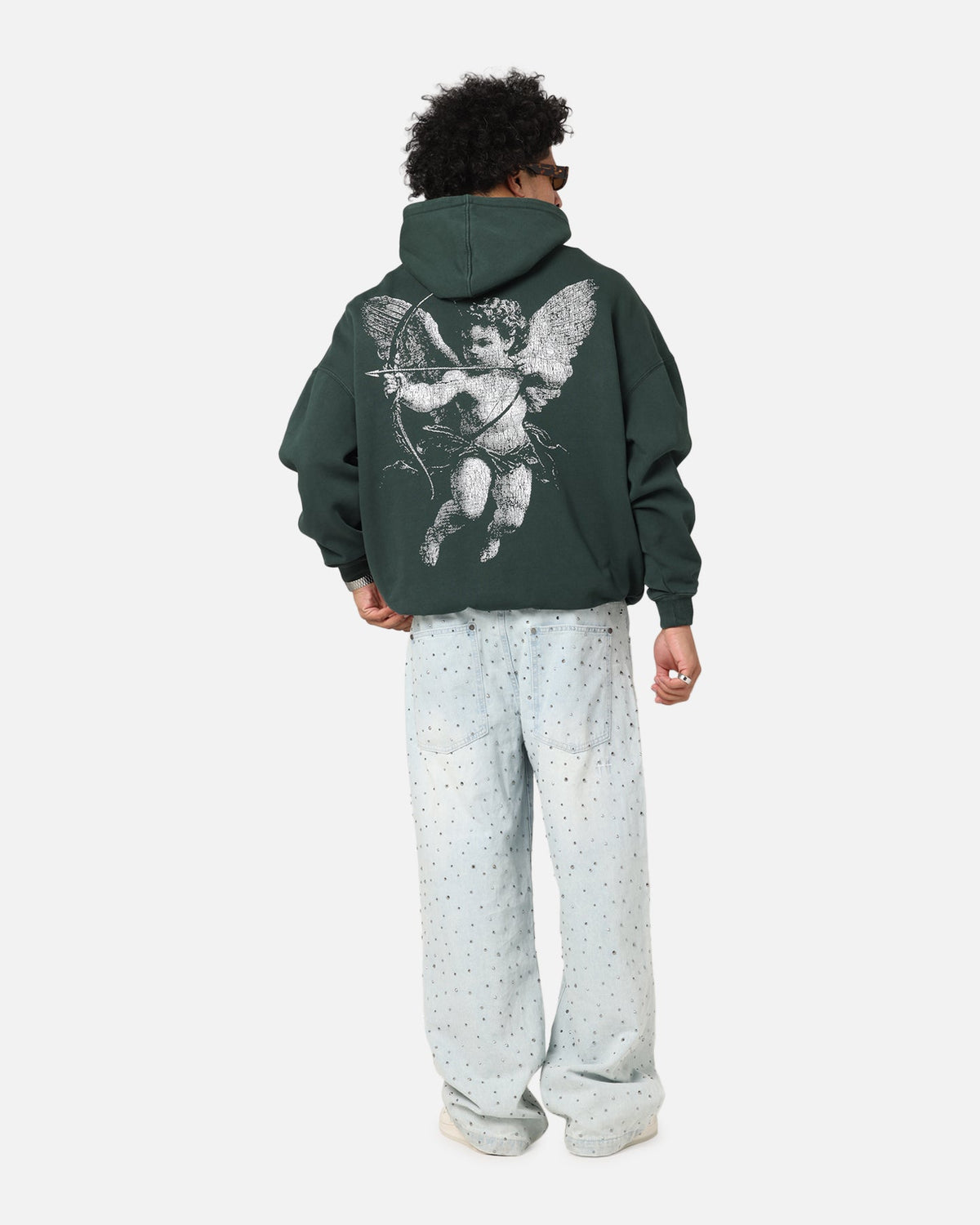 Saint Morta Redemption Boxy Hoodie Green