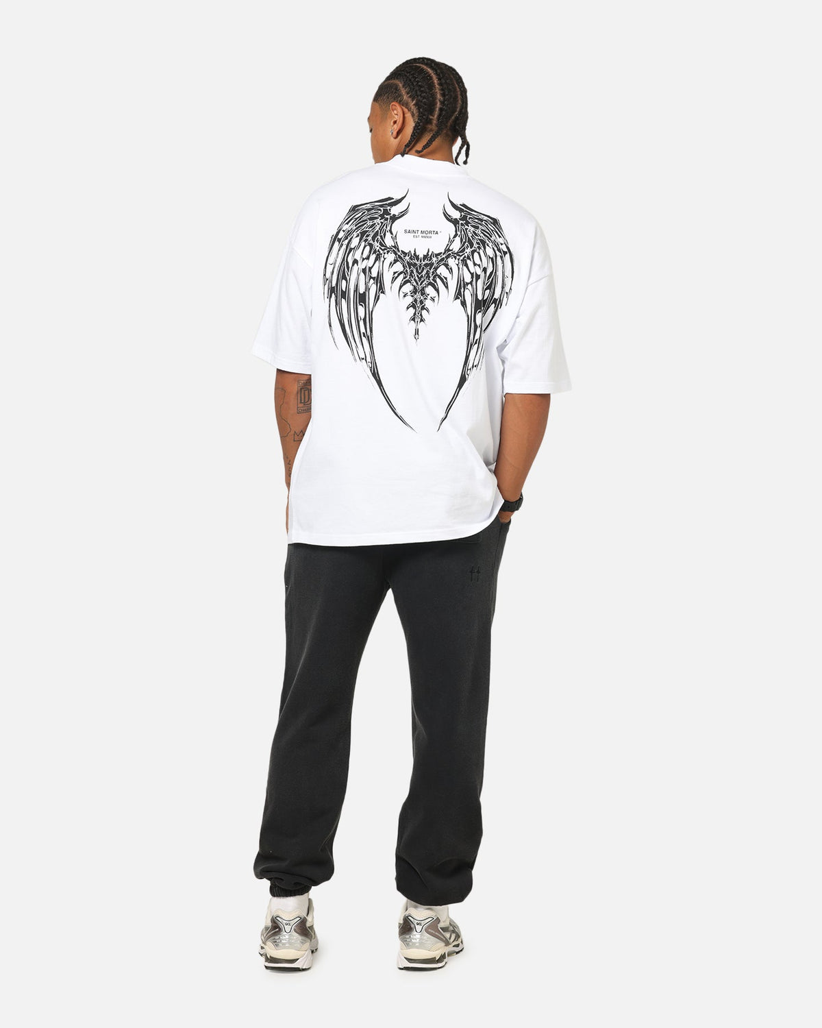 Saint Morta Departed Boxy T-Shirt White