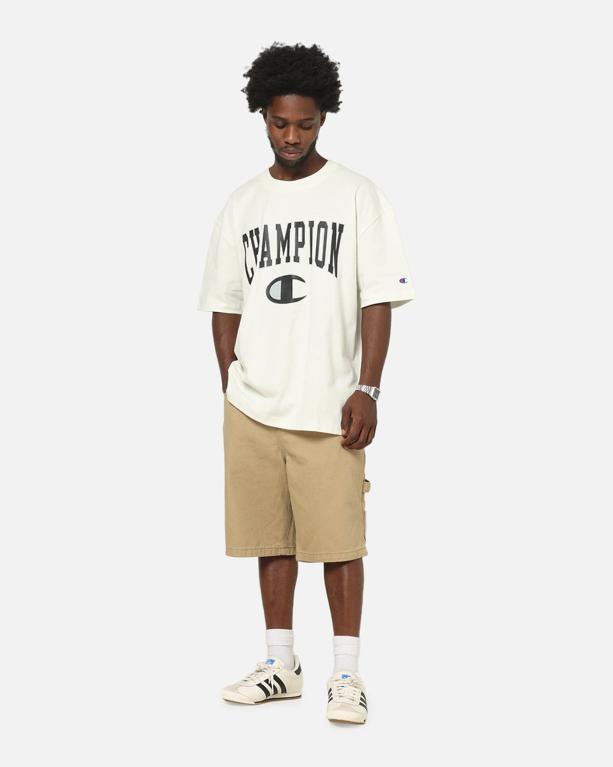 Champion CH Crew Athletic T-Shirt White