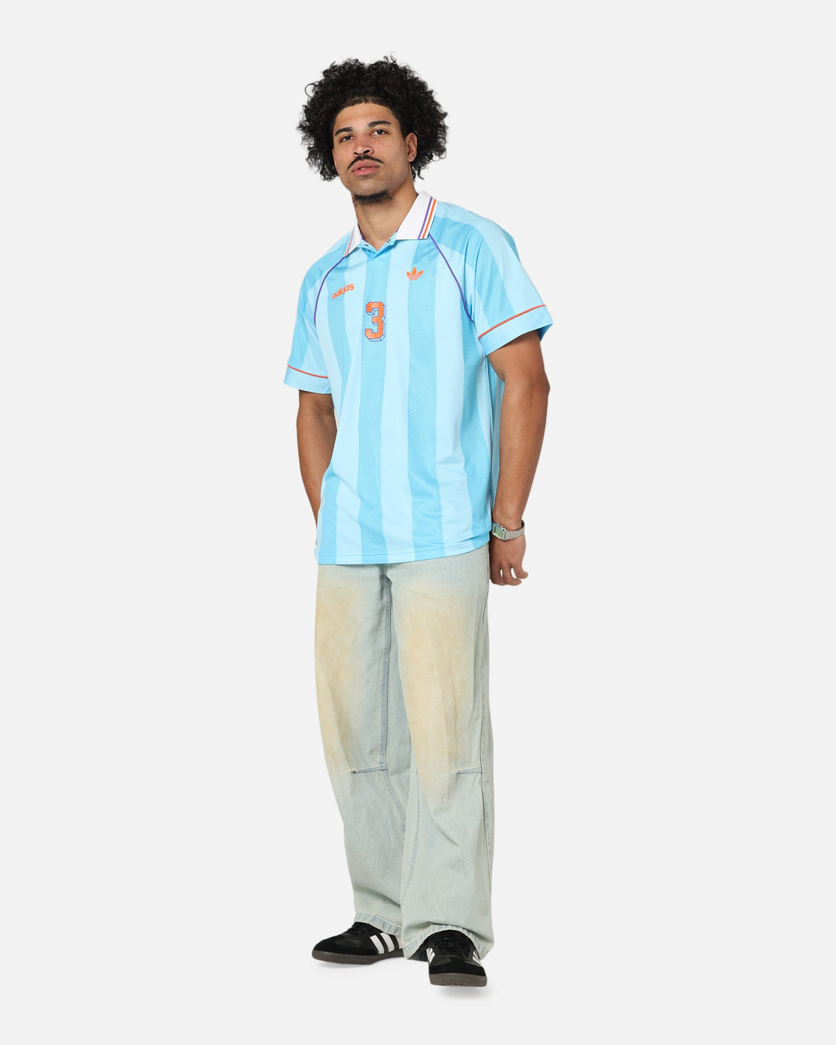 Adidas Jacquard Jersey Cyan