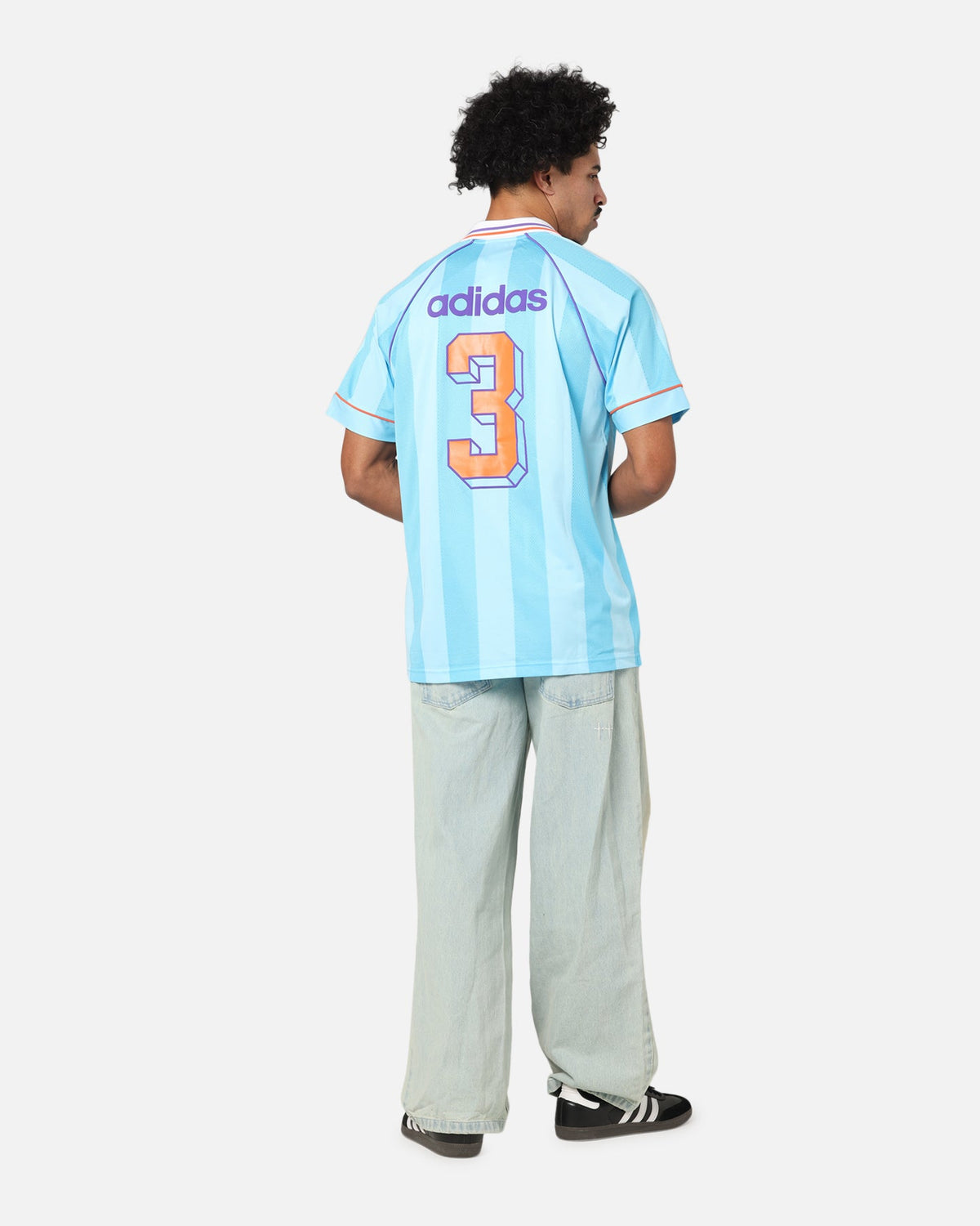 Adidas Jacquard Jersey Cyan