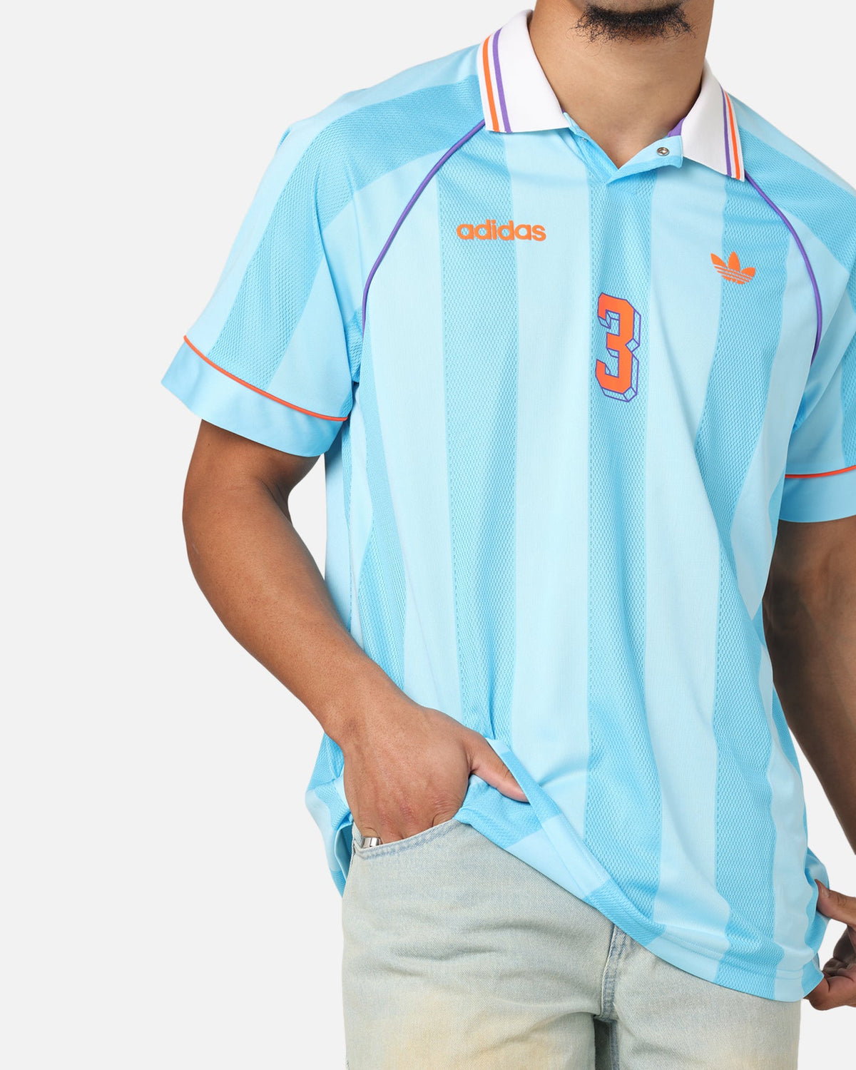 Adidas Jacquard Jersey Cyan