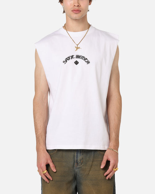 Saint Morta The Return Oversized Muscle T-Shirt White
