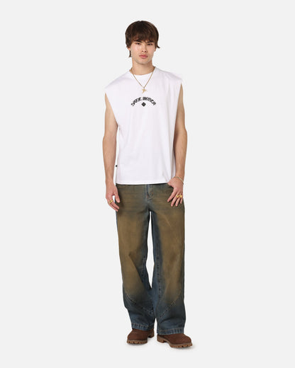 Saint Morta The Return Oversized Muscle T-Shirt White