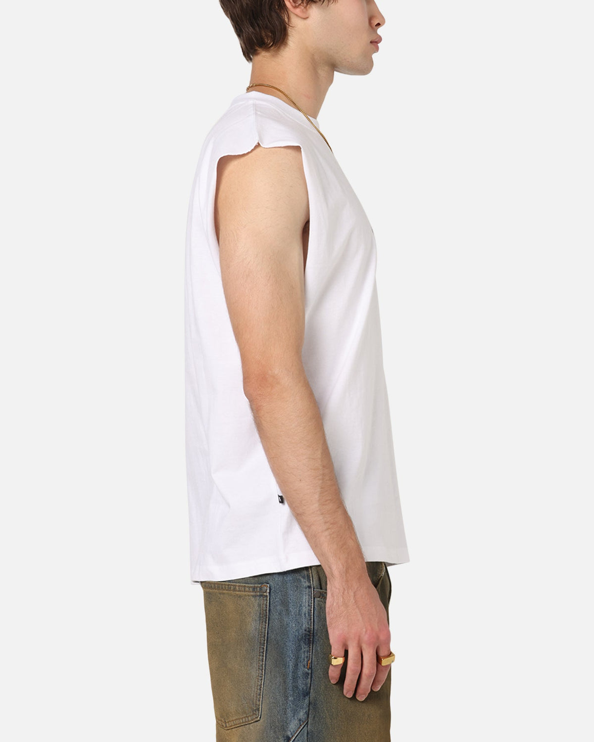 Saint Morta The Return Oversized Muscle T-Shirt White