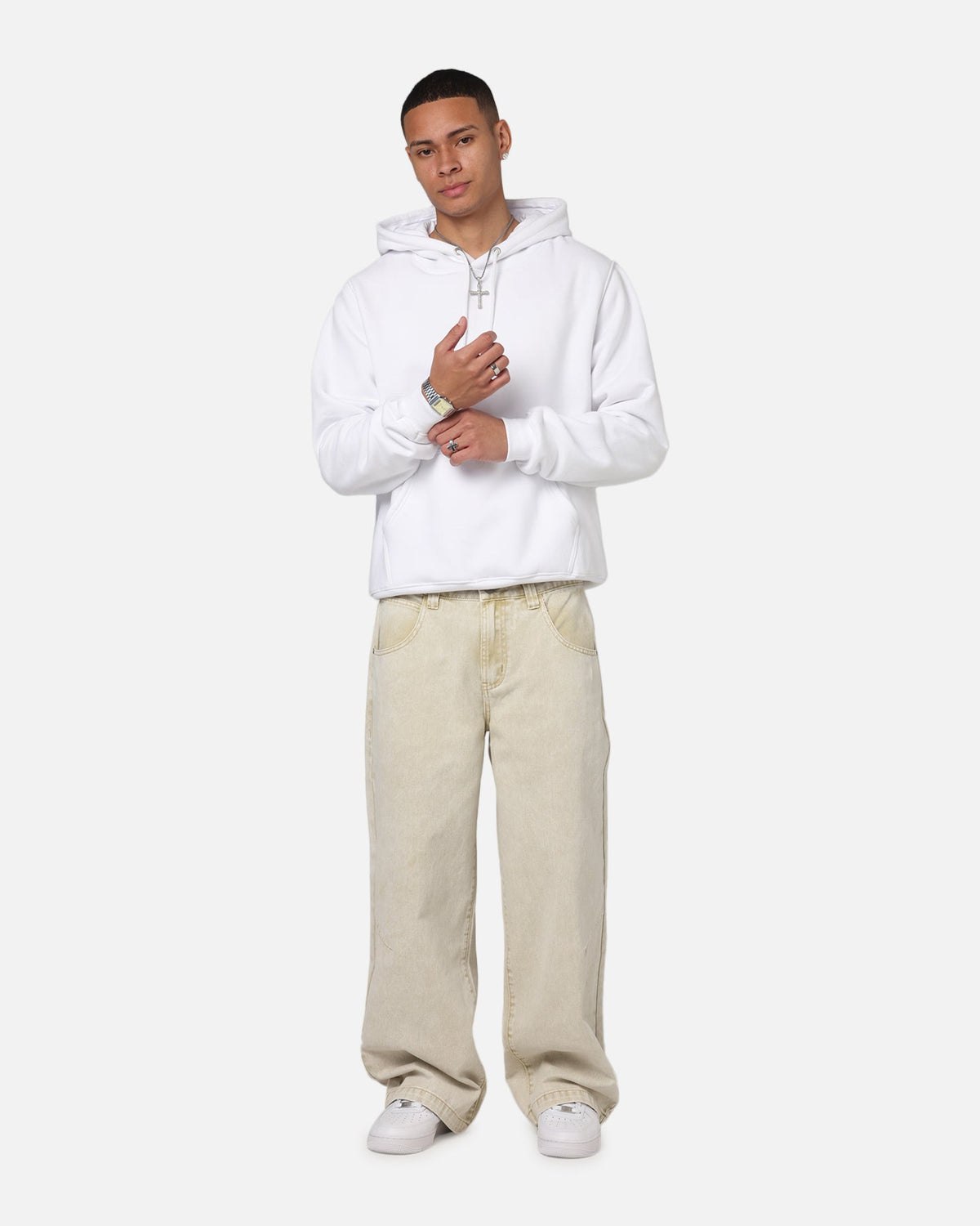 Culture Kings Standard Hoodie White