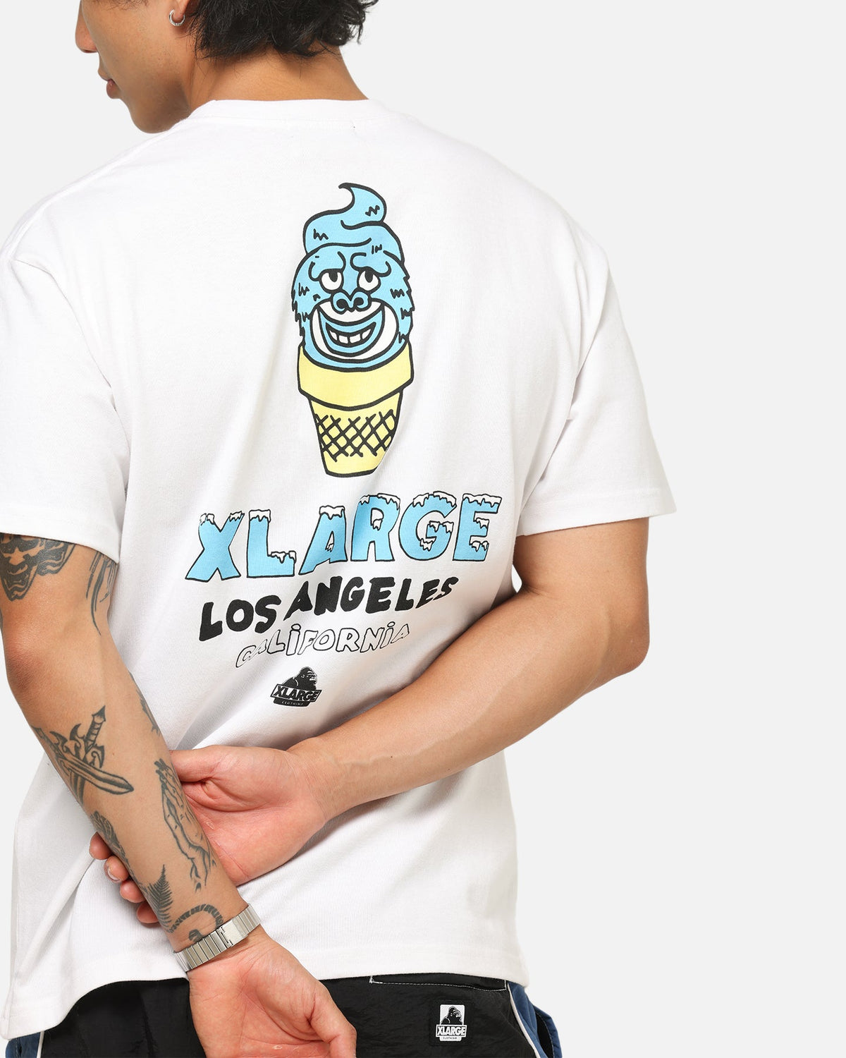 X-Large Ice Cream T-Shirt White