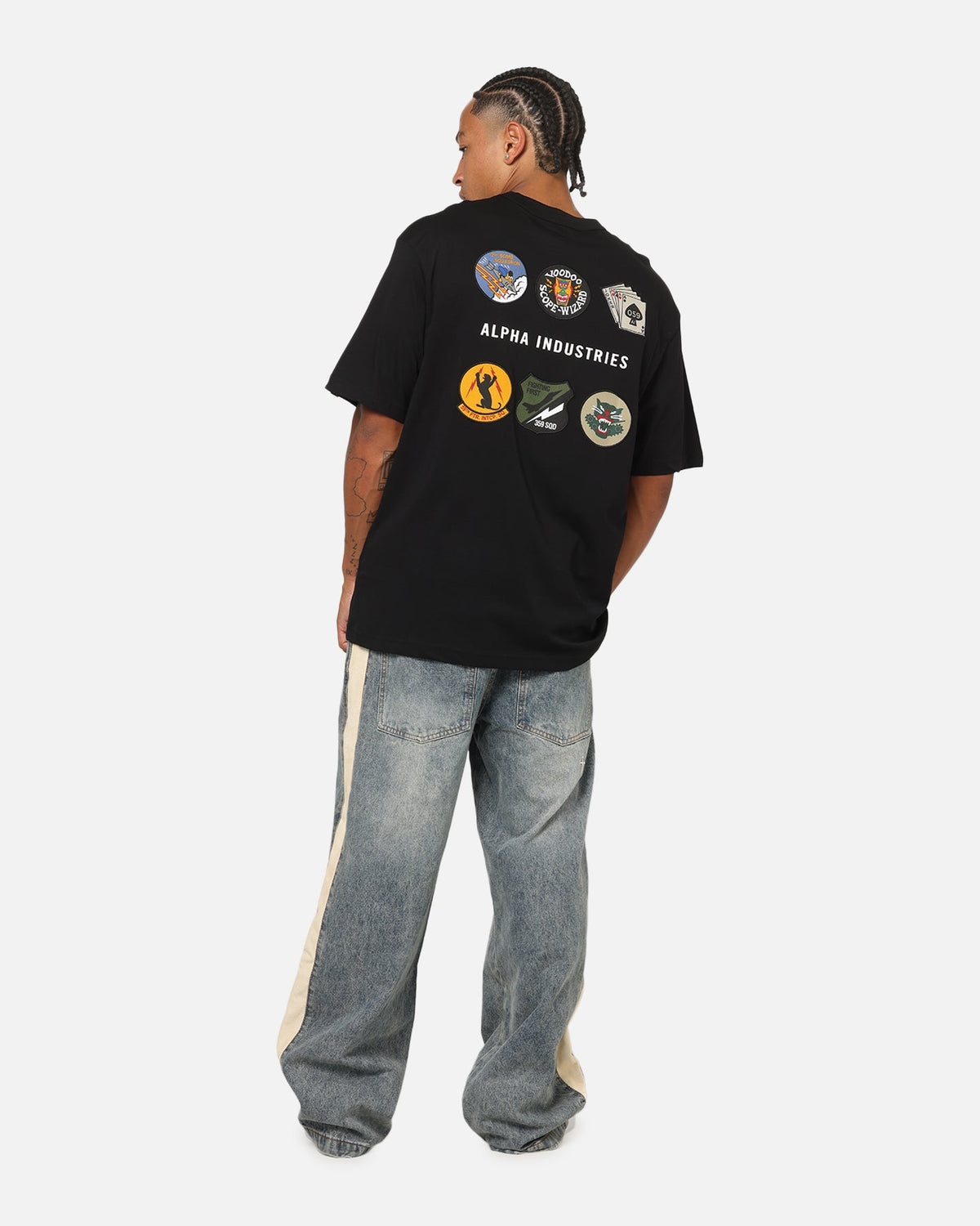 Alpha Industries Patched T-Shirt Black