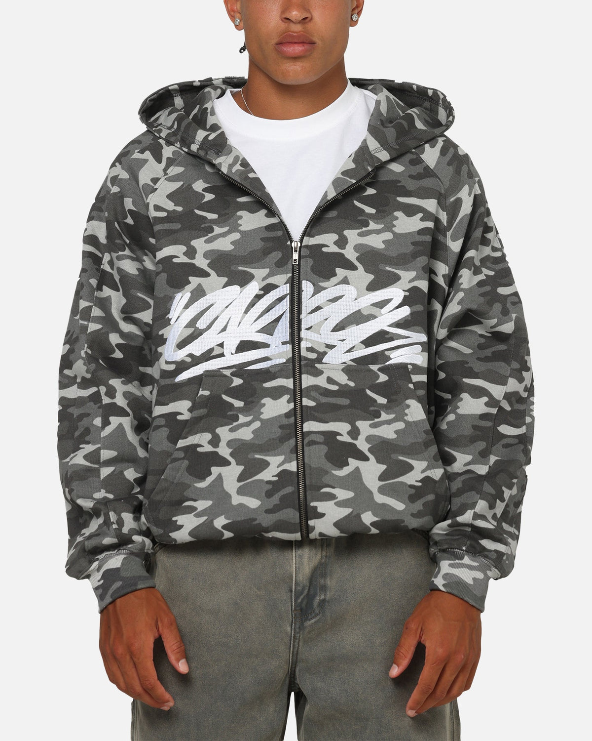 Carre Grit Hoodie Black Camo