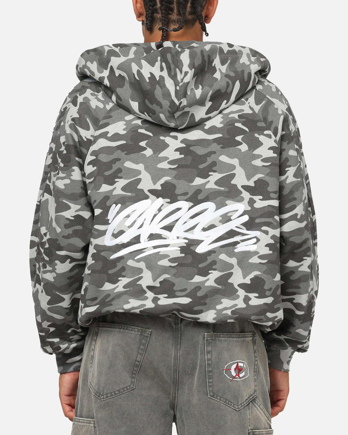 Carre Grit Hoodie Black Camo