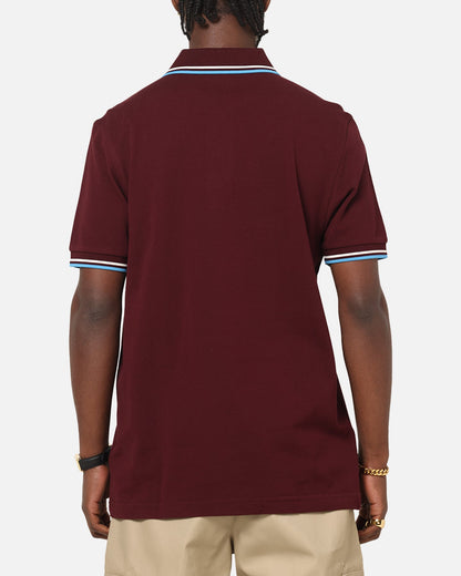 Fred Perry Twin Tipped Polo Shirt Oxblood