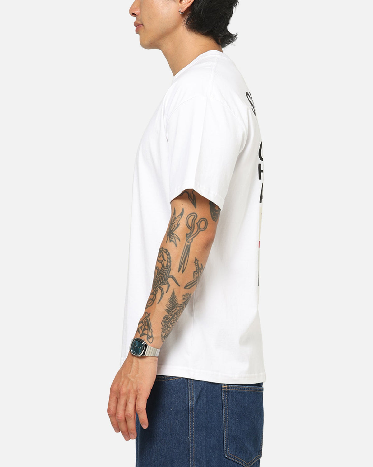 S Double Flags T-Shirt White