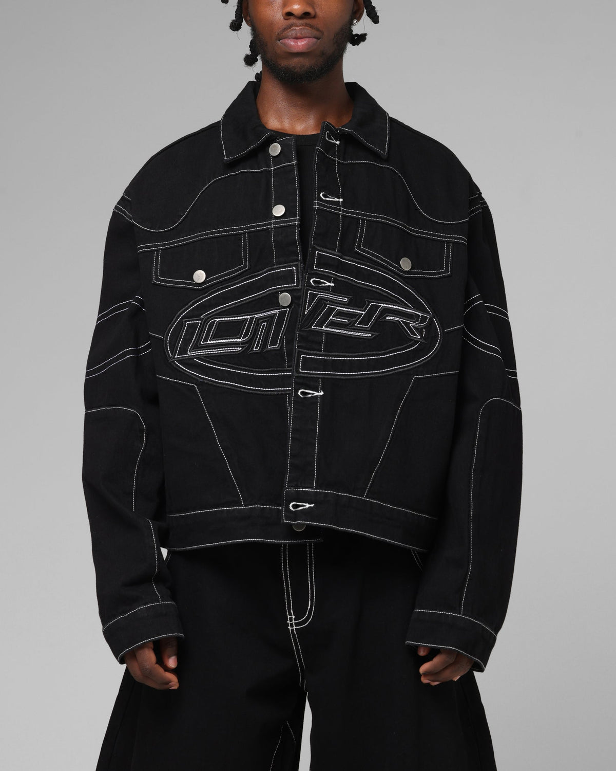 Loiter Daytona Denim Jacket Black