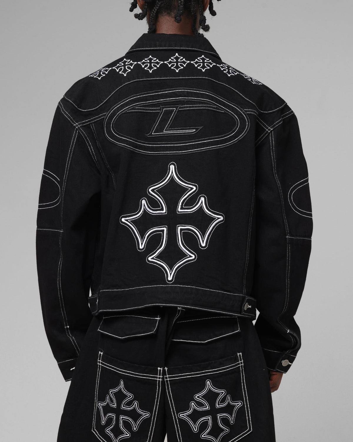 Loiter Daytona Denim Jacket Black