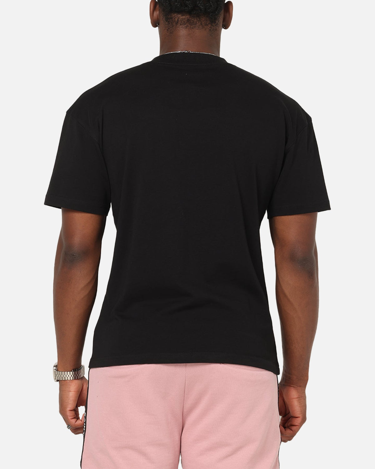 Saint Morta Scription Boxy T-Shirt Black