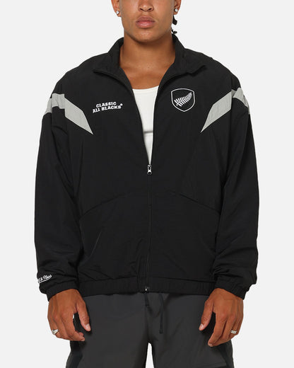 Mitchell & Ness All Blacks Rugby Union Classic Spray Jacket Solid Black