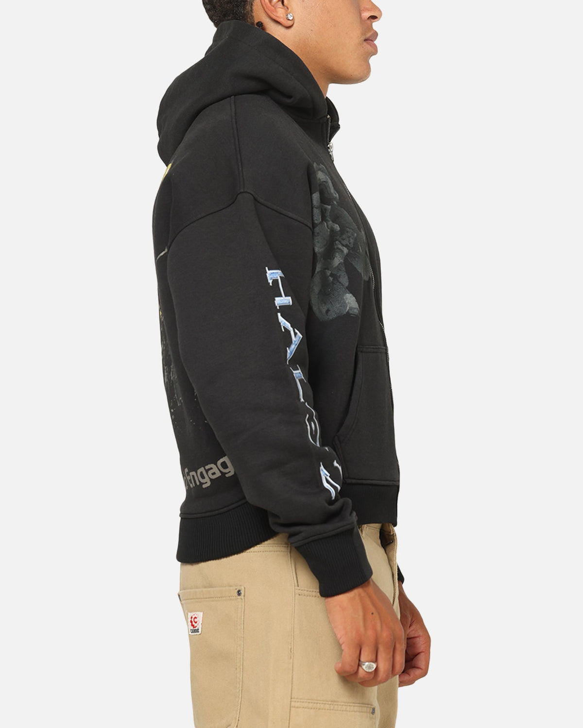 73Studio X Halo 2 Multiplayer Zip Hoodie Vintage Black