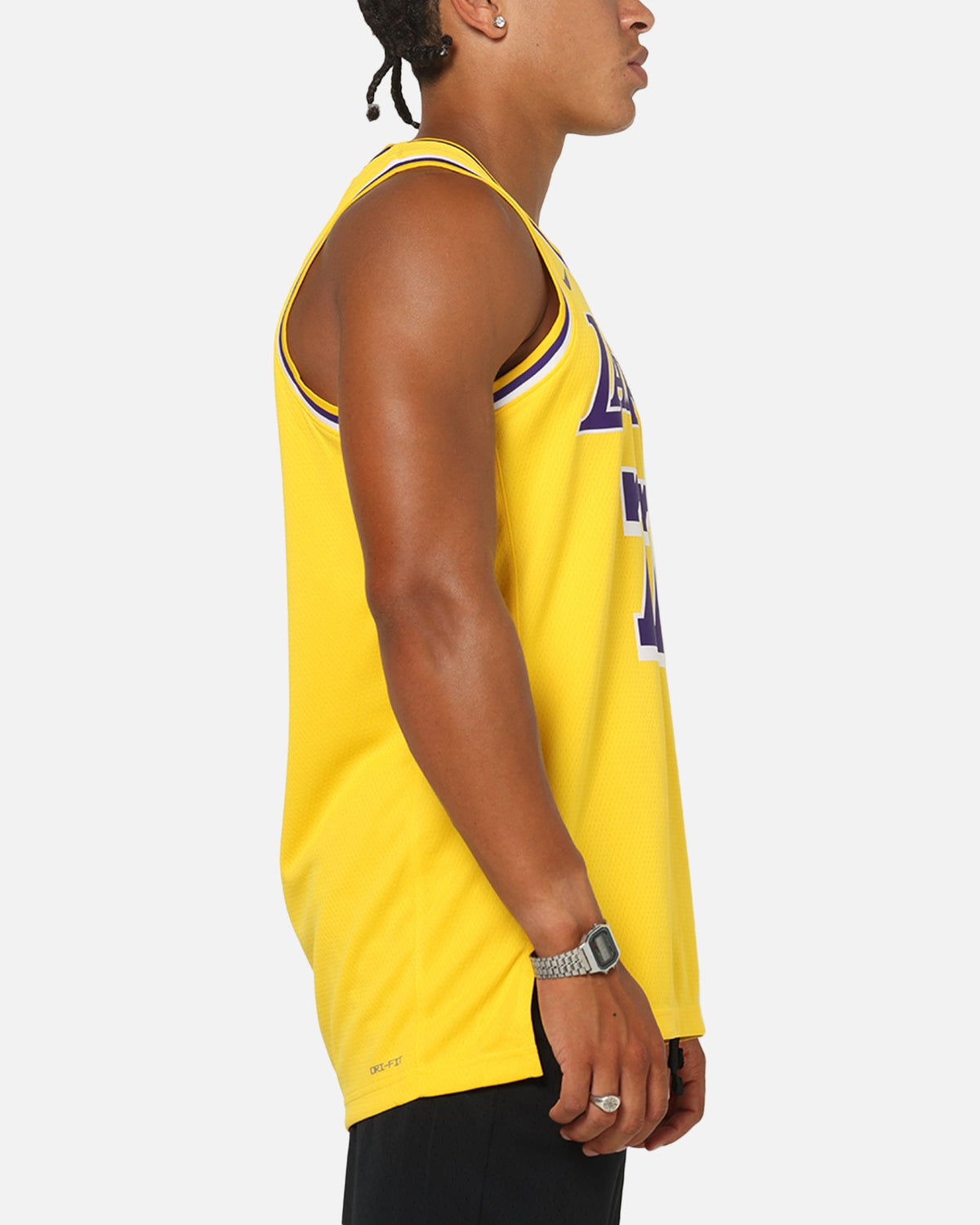 Nike Luka Doncic Los Angeles Lakers #77 Icon Edition 2022/23 Nike Dri-Fit NBA Swingman Jersey Amarillo/Doncic