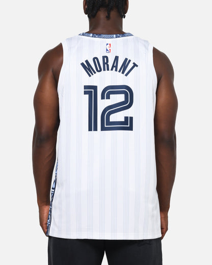 Nike Ja Morant Memphis Grizzlies #12 City Edition Dri-FIT NBA Swingman Jersey White