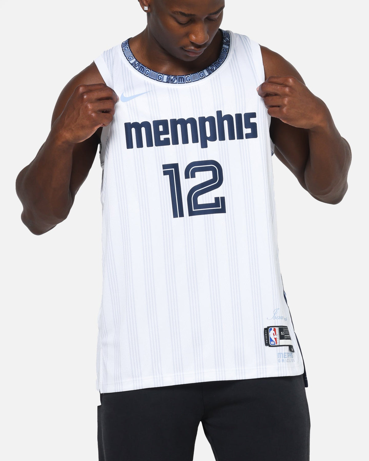 Nike Ja Morant Memphis Grizzlies #12 City Edition Dri-FIT NBA Swingman Jersey White