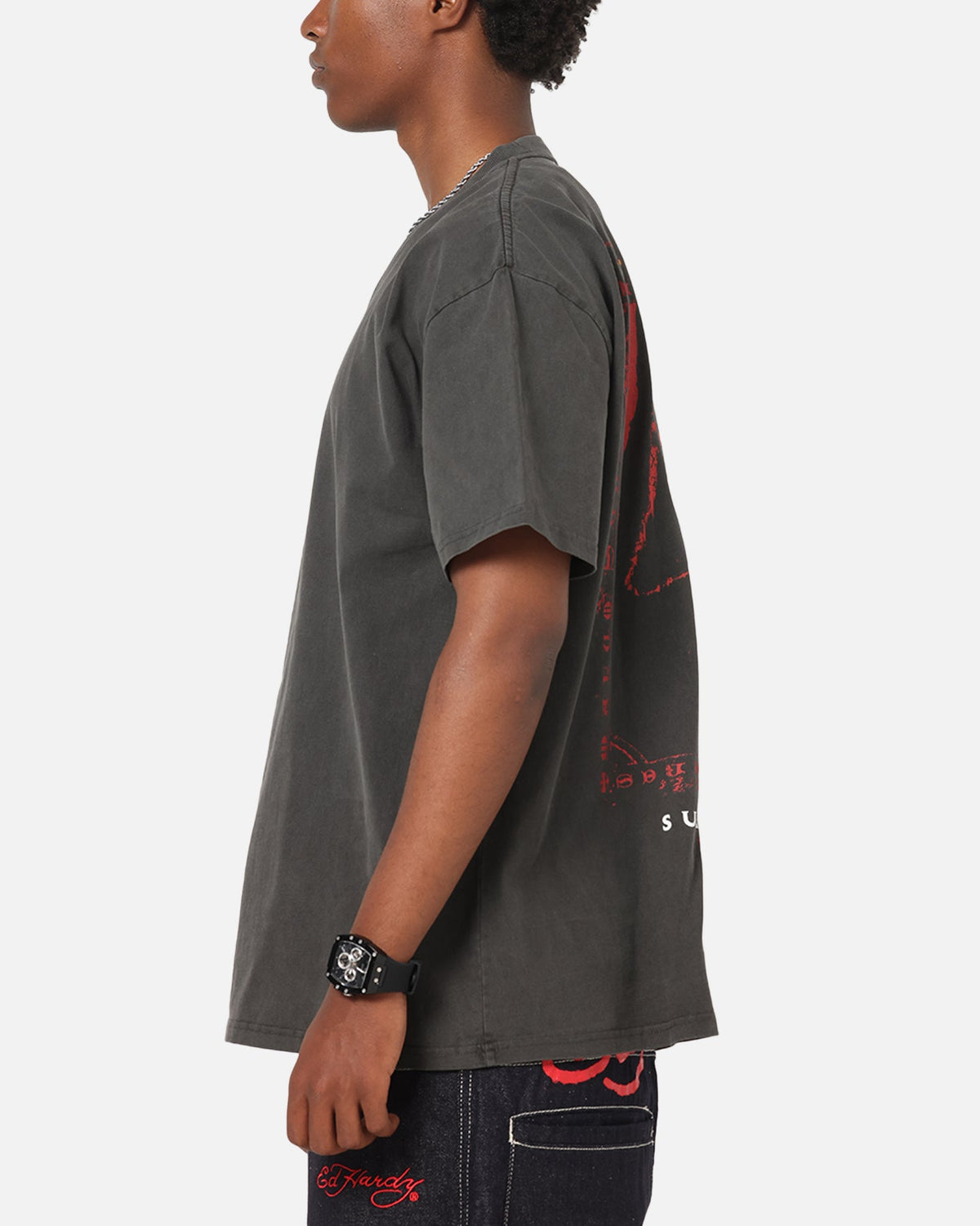 73Studio X Diablo Halloween Summer 2000 Vintage T-Shirt Black Wash