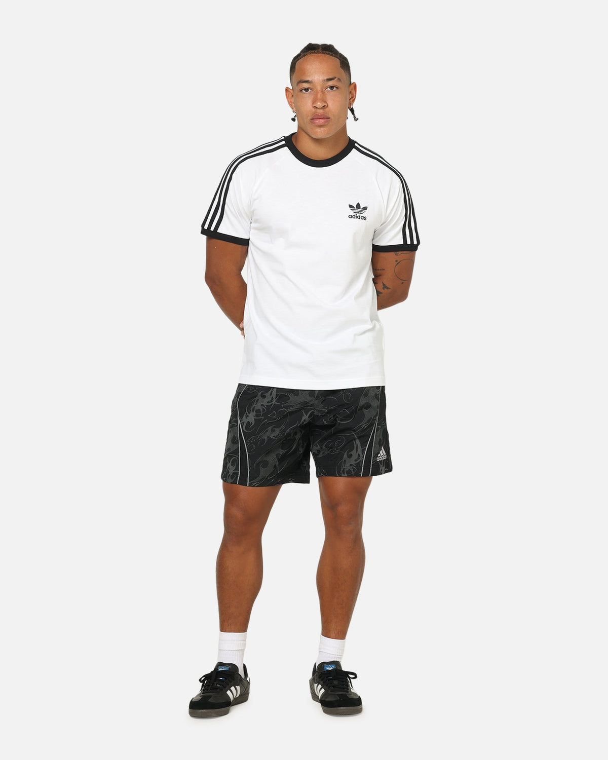 Adidas Classics 3-Stripes T-Shirt White