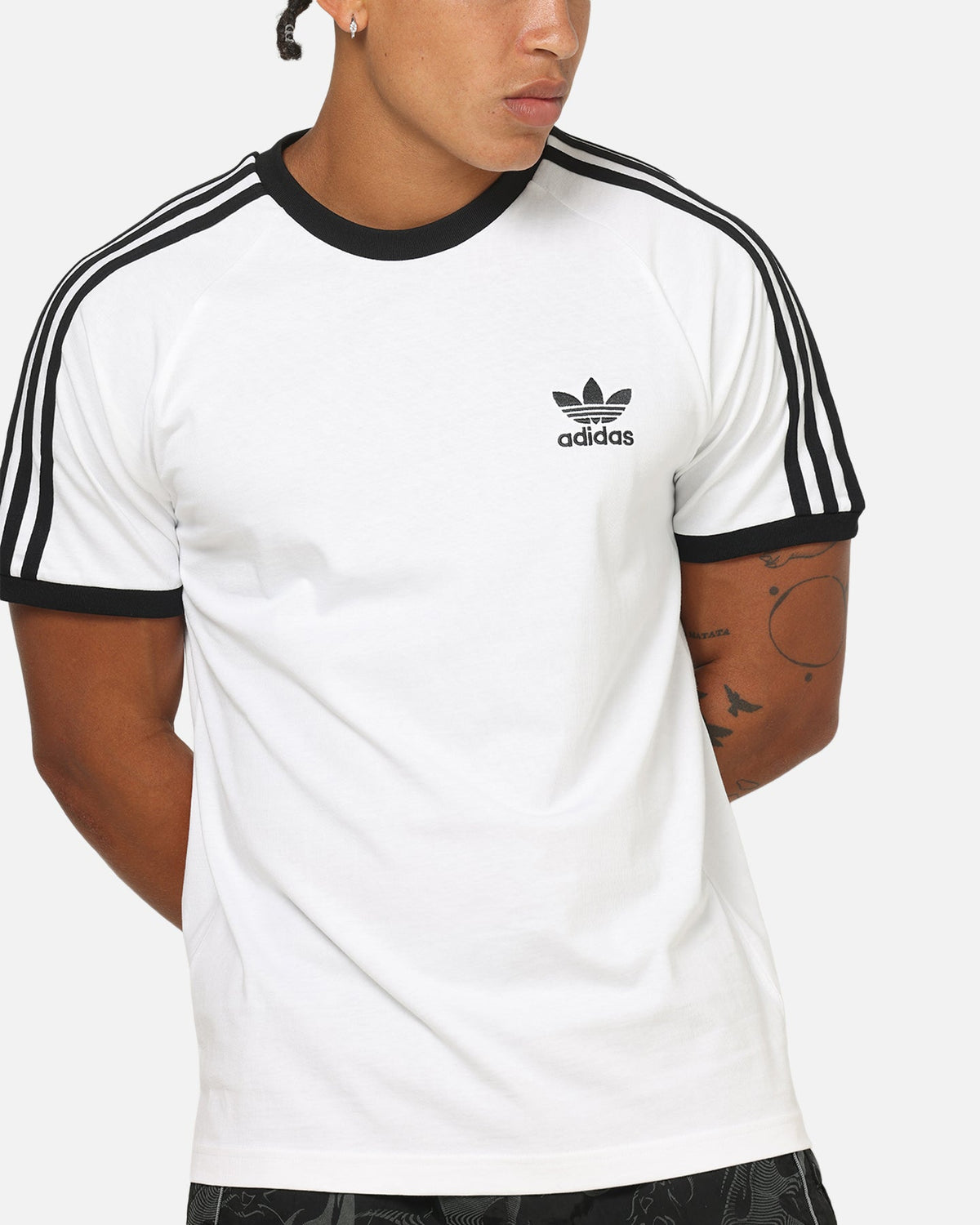 Adidas Classics 3-Stripes T-Shirt White