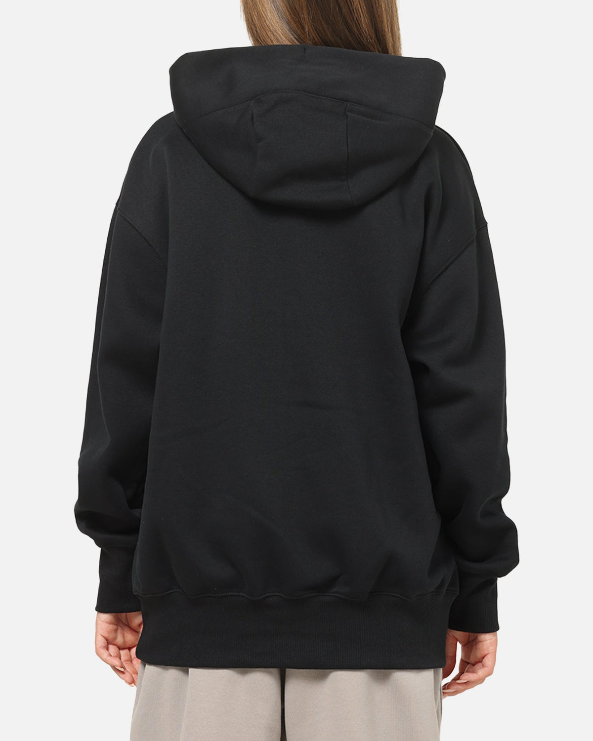 Nike Women's Sportswear Phoenix Fleece Oversized Logo Hoodie Black/Summit White